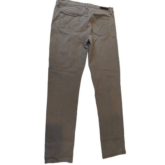 Calvin Klein Womens Jeans Skinny Leg Mid Rise Five Design Pockets Gray Size 12 - Picture 2 of 11
